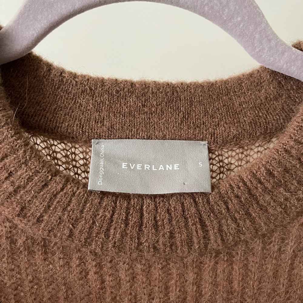 Everlane | The Cocoon Crew in Alpaca - Picture 4 of 5